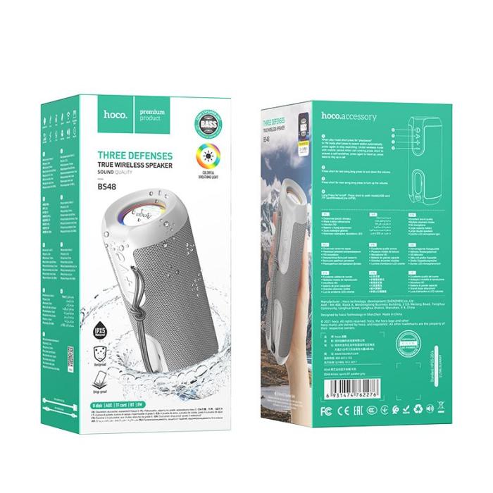 Hoco - HOCO Bluetooth-högtalare Konstnärlig sport BS48 grå
