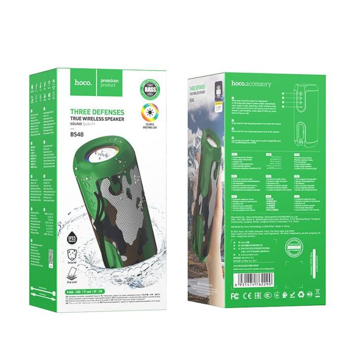 Hoco - HOCO Bluetooth-högtalare Konstnärlig sport BS48 kamouflage