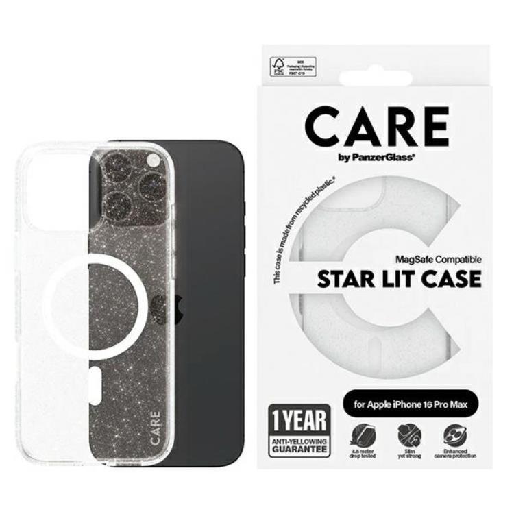 CARE By PanzerGlass iPhone 16 Pro Max Mobilskal MagSafe Star Lit | 2353 | AlltMobil