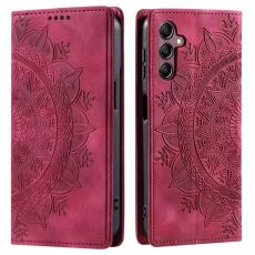 OEM - Mobilskal till Samsung Galaxy S26 Plus Magnetst&auml;ngning KonstL&auml;der - Rosa
