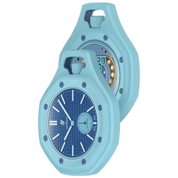 A-One Brand - Swatch Royal Pop Silikonskal med Stötskydd - Ljusblå