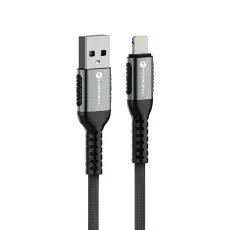 Forcell - Forcell USB-A - Lightning 12W 2.4A Kabel 0.5m PD Cafule Svart