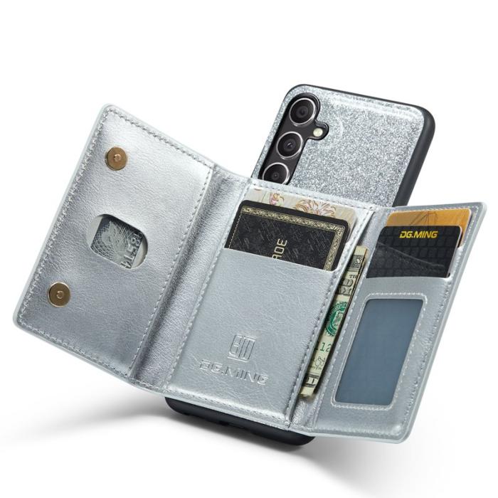 DG.MING - DG.MING M3 Series Mobilskal till Samsung Galaxy S23 FE Glitter Silver