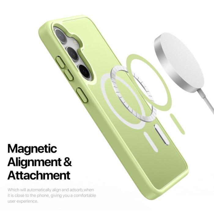 Dux Ducis - DUX DUCIS Yind Series Fodral för Samsung Galaxy S25 - Lime Green