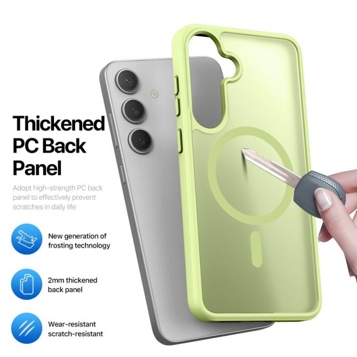Dux Ducis - DUX DUCIS Yind Series Fodral för Samsung Galaxy S25 - Lime Green