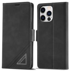 FORWENW - FORWENW F3-Series iPhone 14 Pro Pl&aring;nboksfodral Konstl&auml;der - Svart