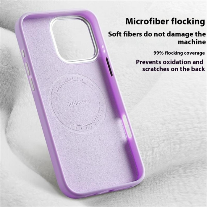 JAUCASE - JAUCASE iPhone 16 Pro Mobilskal Magafe Snake Texture - Vit
