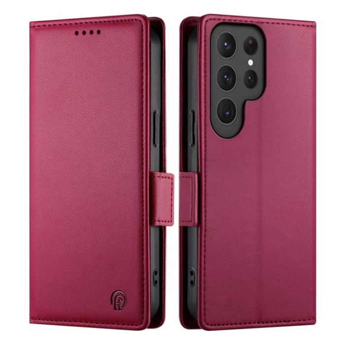 OEM - Galaxy S25 Ultra Plånboksfodral - Röd