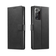 LC.imeeke - LC.IMEEKE Pl&aring;nboksfodral f&ouml;r Samsung Galaxy Note20 - Konstl&auml;der - Svart