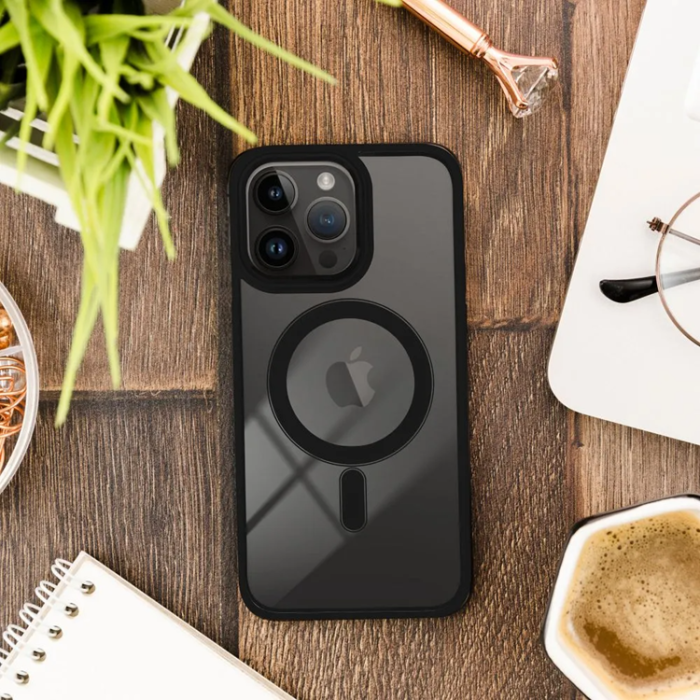 A-One Brand - iPhone Air Mobilskal MagSafe Color Edge - Svart