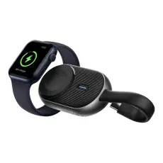 Forcell - Forcell Mini Powerbank för Apple Watch 1200 mAh 2.5W F-Energy - Svart