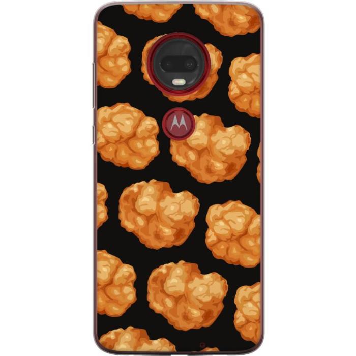 iSecrets - Genomskinligt Skal kompatibel med Motorola Moto G7 Plus med Nuggets