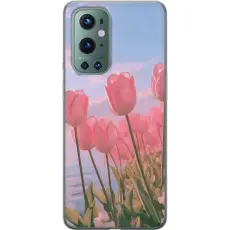 Gustaf - Mobilskal till OnePlus 9 Pro med Rosa Tulpaner