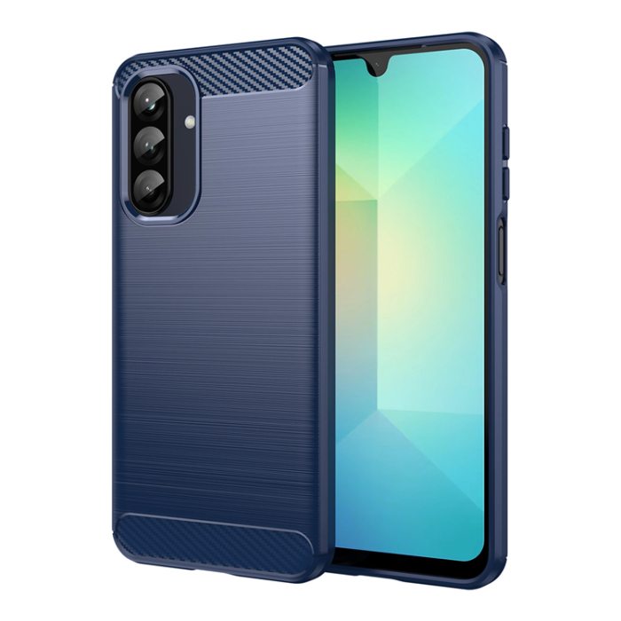 OEM - Galaxy A26 Mobilskal Carbon Flexible - Blå