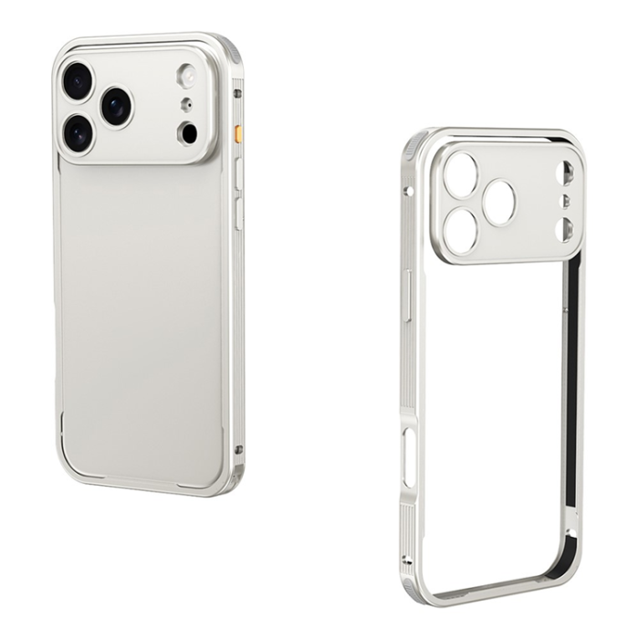 A-One Brand - iPhone 17 Pro Mobiskal Bumper Aluminium Alloy - Titan