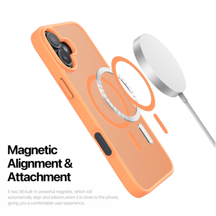 Dux Ducis - Dux Ducis iPhone 17 Mobilskal MagSafe Yind - Orange