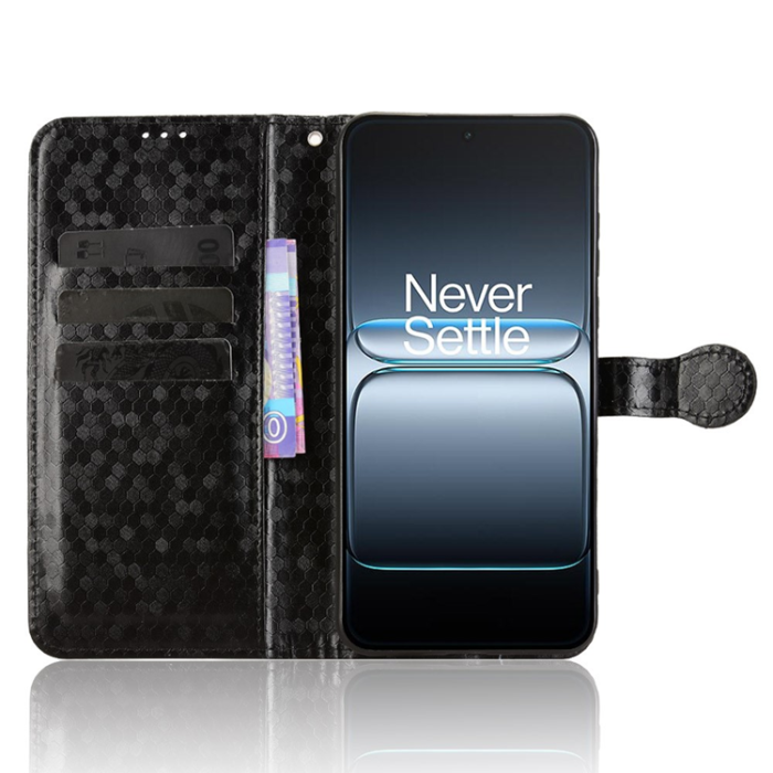 A-One Brand - OnePlus Nord 5 Plånboksfodral Dot Pattern Imprint - Svart