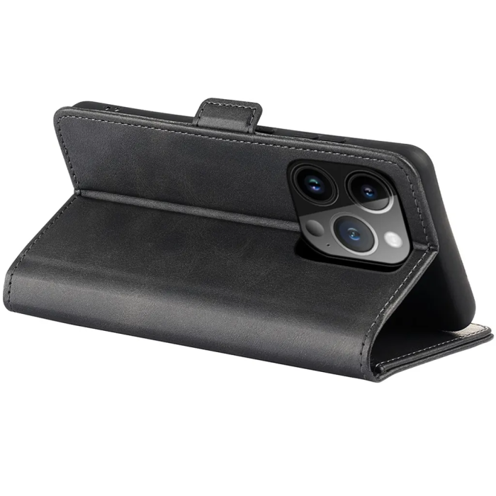Taltech - iPhone 15 Pro Max Plånboksfodral Omvirat - Svart
