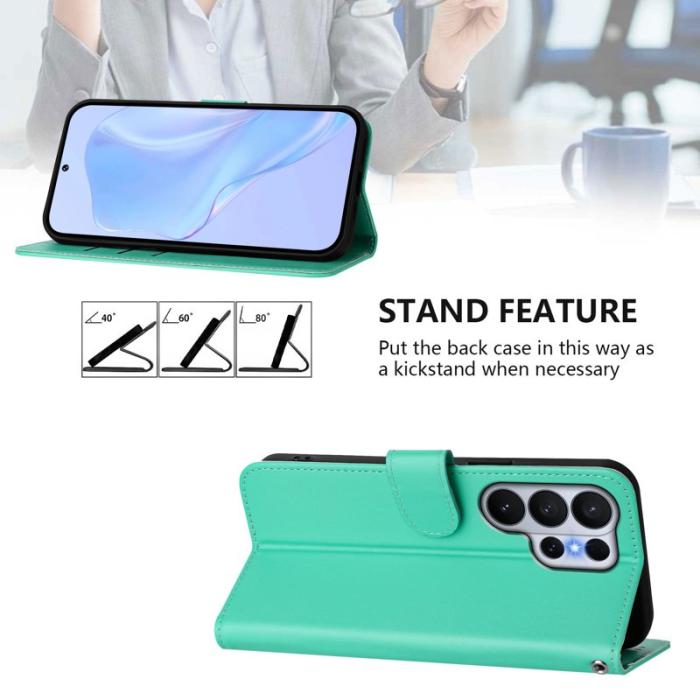 OEM - Samsung Galaxy S26 Ultra Fodral Konstläder - Grön
