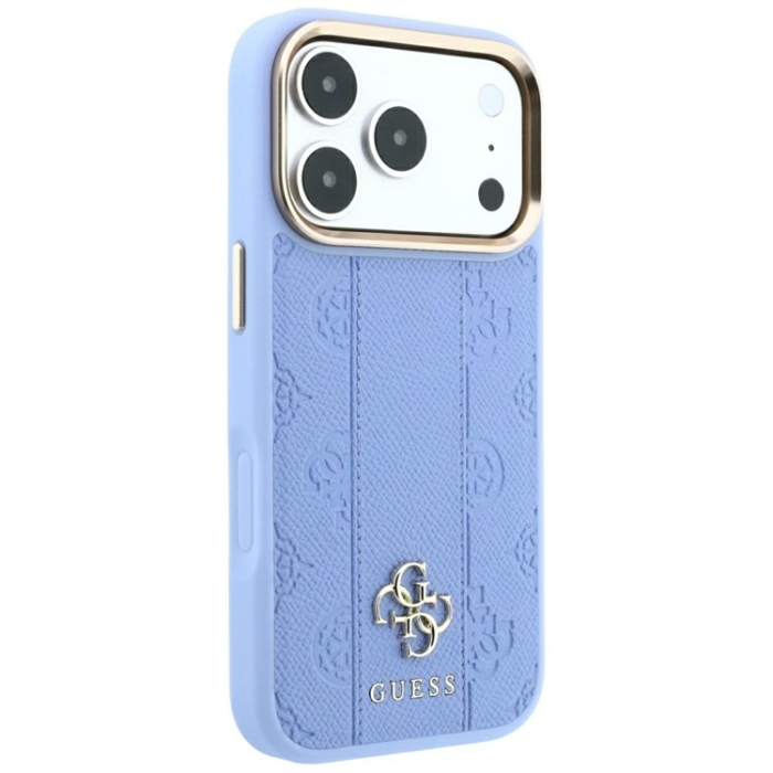 Guess - Guess Mobilskal För iPhone 18 Pro/17 Pro Magsafe Stripe Peony 4G Logo