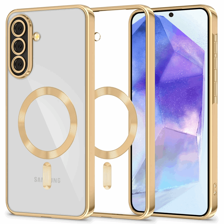 Tech-Protect Galaxy A56 5G Mobilskal Magsafe Magflex - Shiny Guld | 2353 | AlltMobil