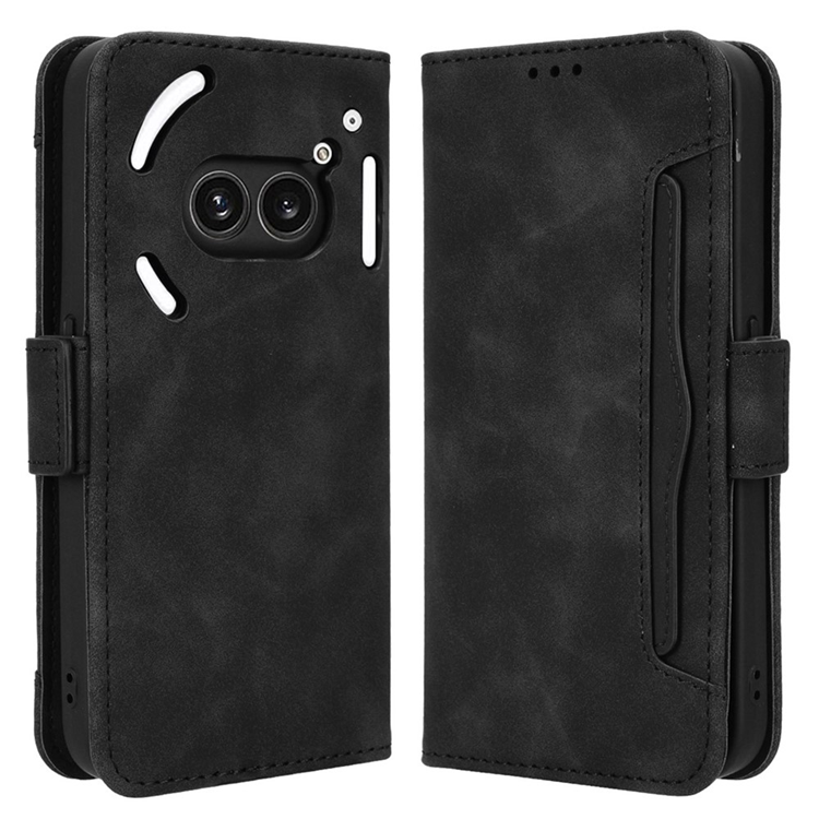 Nothing Phone (2a) Plus/2a Plånboksfodral Läder - Svart | 2353 | AlltMobil