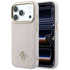 Guess - Guess Mobilskal till iPhone 18 Pro Max/17 Pro Max Magsafe Stripe Peony 4G Logo