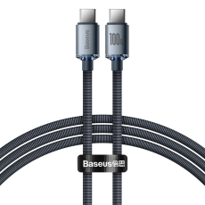 BASEUS - Baseus USB-C till USB-C Kabel 100W 1,2m - Svart