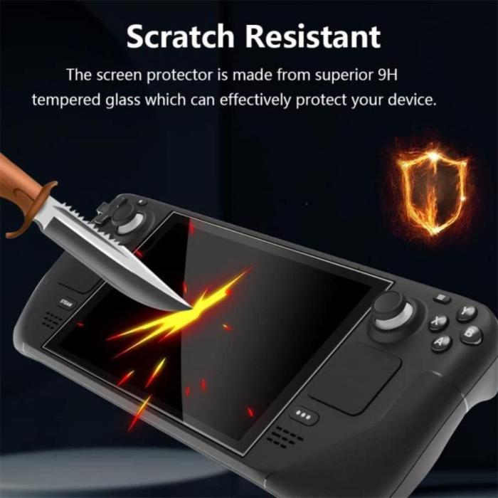 OEM - HD Härdat Glas Skärmskydd Steam Deck