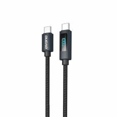 Dudao - Dudao L7C USB-C - USB-C 100W Kabel med LED Display 1m - Svart