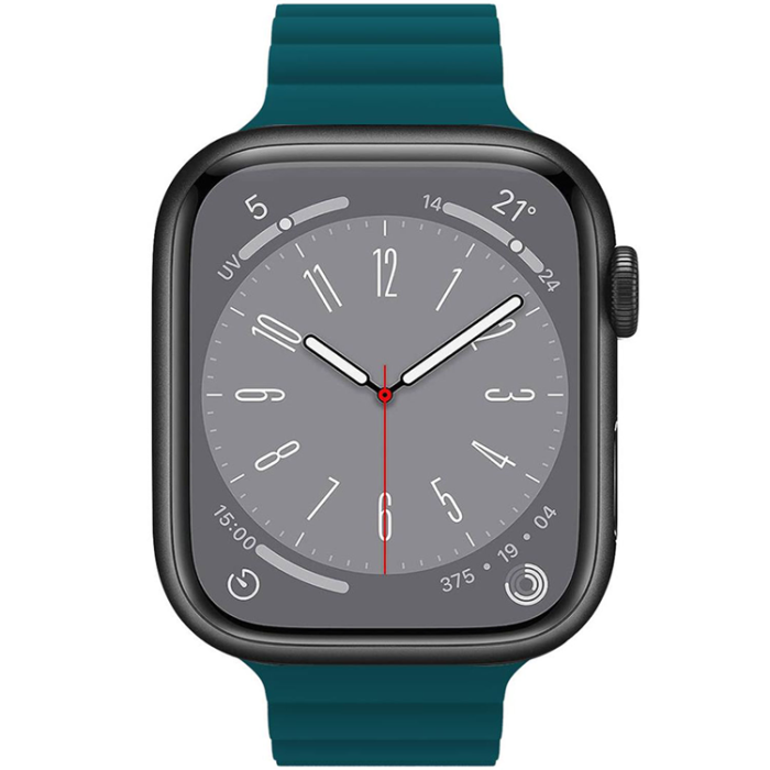 Celly - Celly Apple Watch (42/44/45mm) Armband Magnetiskt - Grön