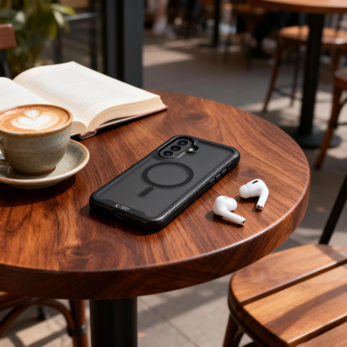 Tech-Protect - Tech-Protect Mobilskal För Galaxy A57 5G Magsafe Defense - Matt Svart