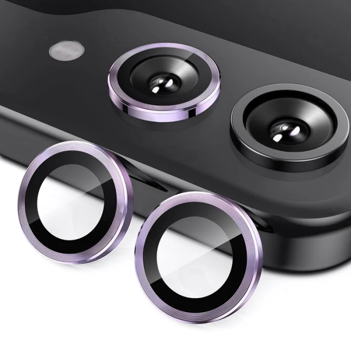 ENKAY - ENKAY Galaxy Z Flip 7 Linsskydd Härdat Glas - Lila