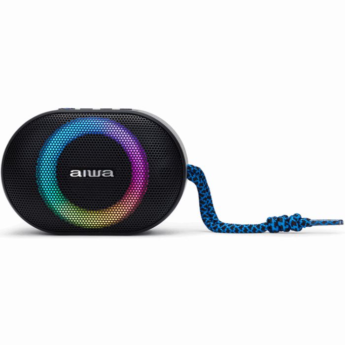 AIWA - AIWA Bluetooth-Högtalare IPX6 RGB Belysning - Blå