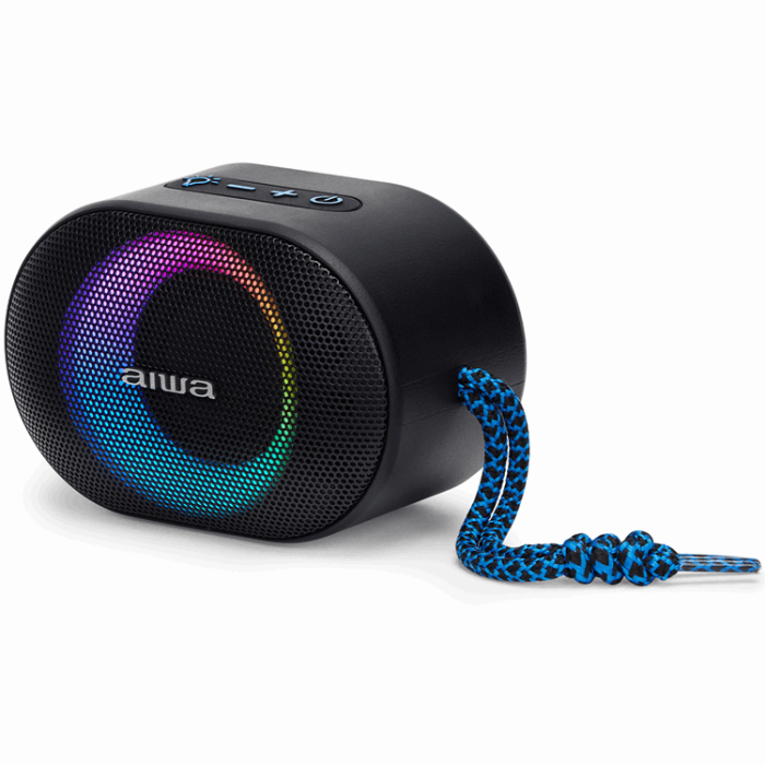 AIWA - AIWA Bluetooth-Högtalare IPX6 RGB Belysning - Blå