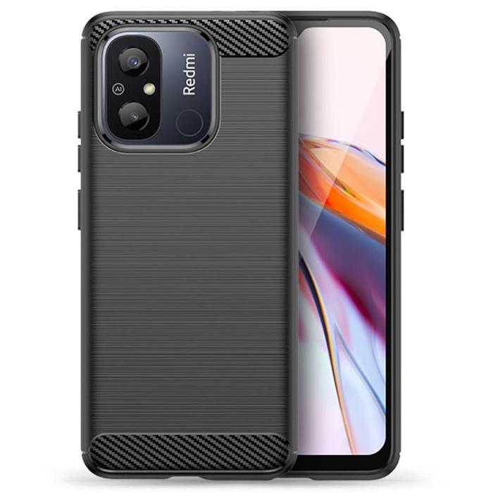 Tech-Protect - Tech-Protect Xiaomi Redmi 12C Mobilskal TpuCarbon