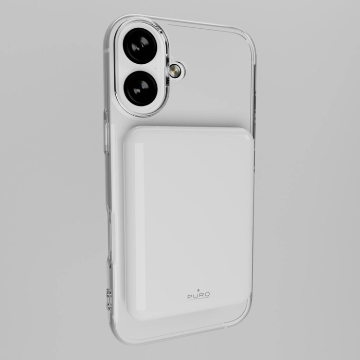 Puro - Puro Powerbank 5000mAh 20W Power Mag Delivery USB-C - Vit