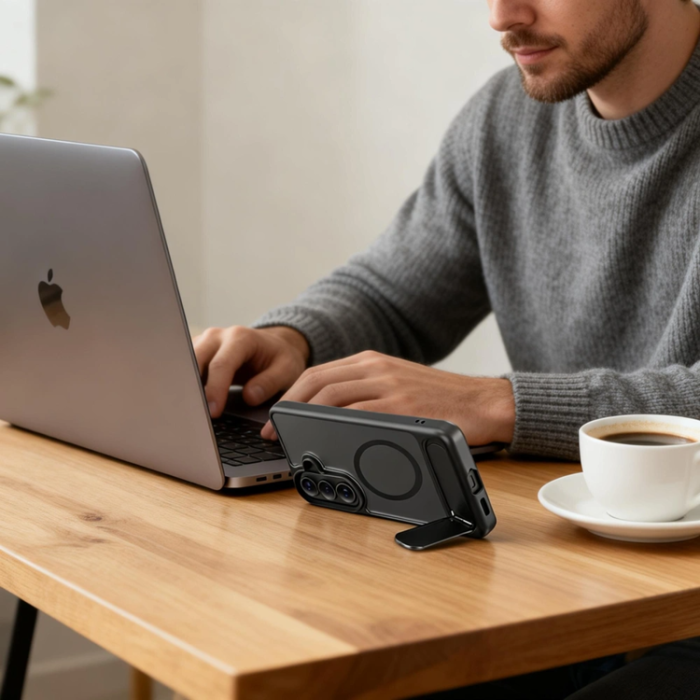 Tech-Protect - Tech-Protect Mobilskal För Galaxy S26 Plus Magsafe Magrack - Matt Svart