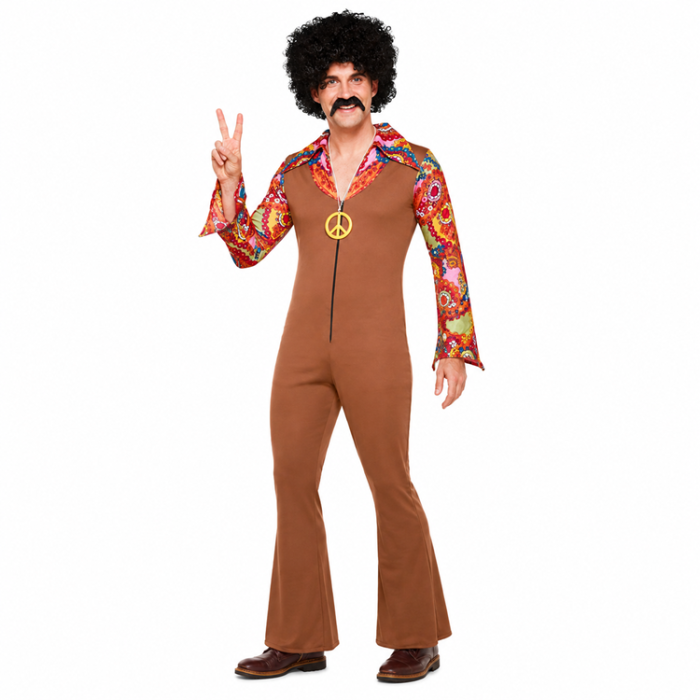 A-One Brand - 70-tals Hippie Maskeraddräkt Peace
