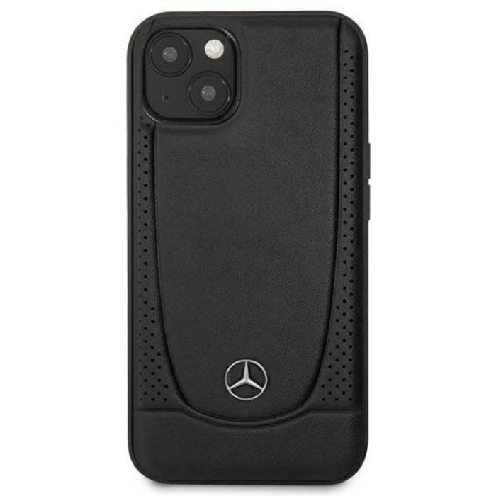 Mercedes - Mercedes iPhone 15 Plus Mobilskal Läder Urban - Svart