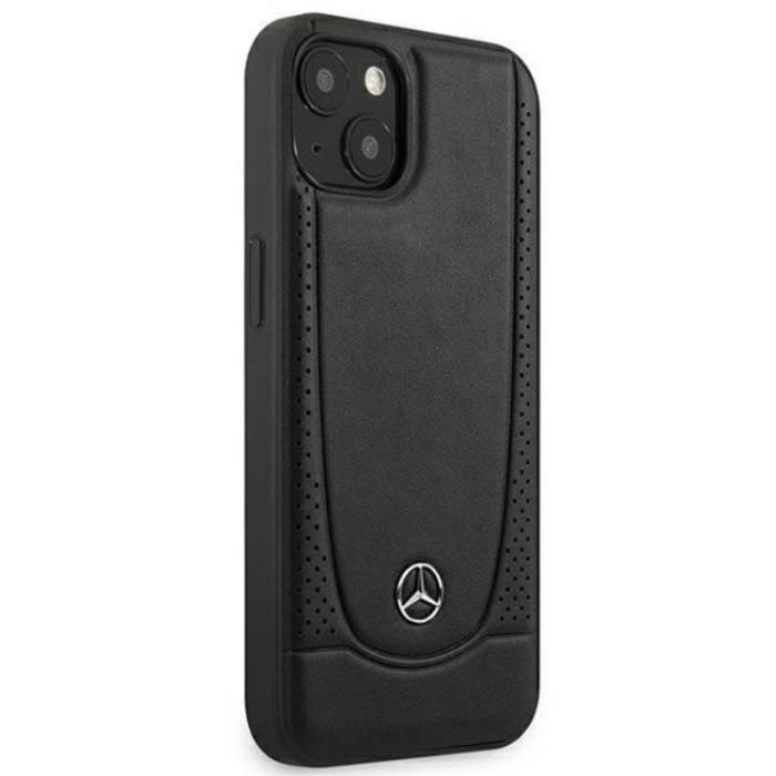 Mercedes - Mercedes iPhone 15 Plus Mobilskal Läder Urban - Svart