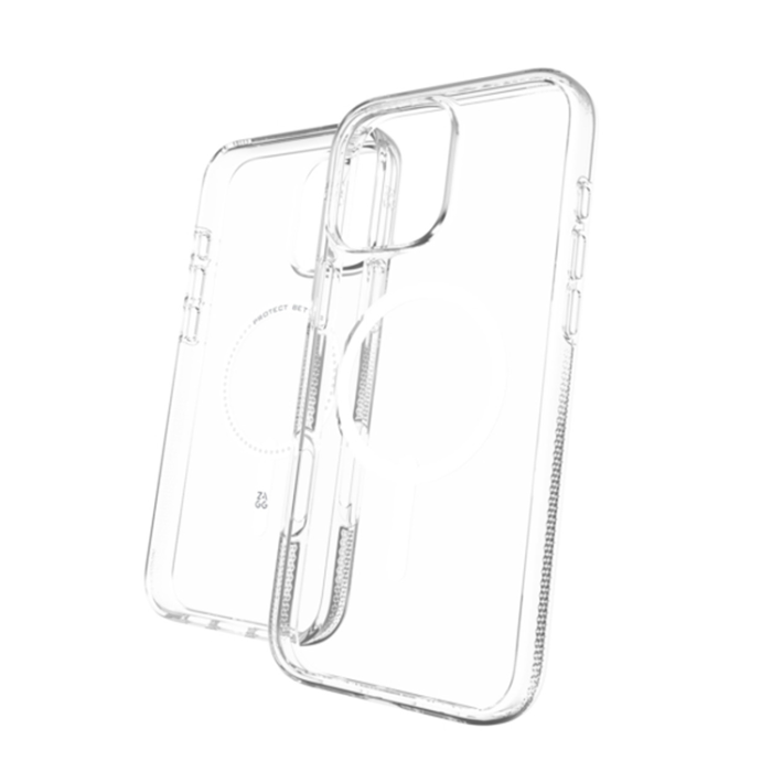 Zagg - Zagg iPhone 16 Pro Mobilskal MagSafe Crystal Palace - Clear