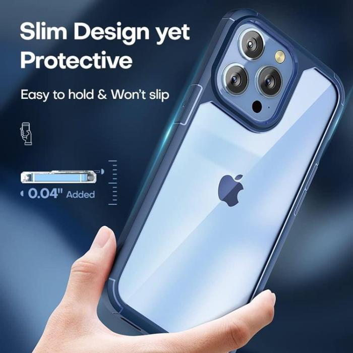 Boom of Sweden - [6in1] BOOM iPhone 14 Pro Skal - Kameralinsskydd - Härdat Glas - MagSafe Ring