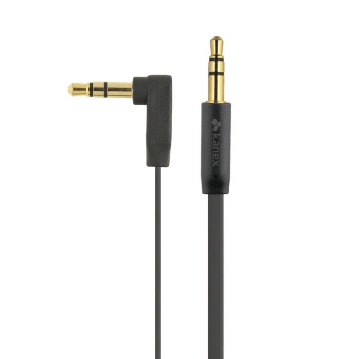 UTGATT5 - Kanex AUX-kabel 1,8 meter med vinklad 3.5 mm kontakt