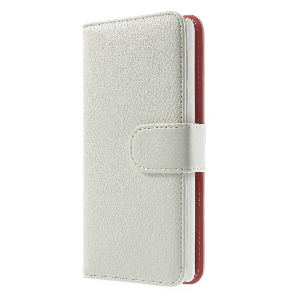Lychee Embossed Plånboksfodral till LG G3 S - Vit | 2353 | AlltMobil
