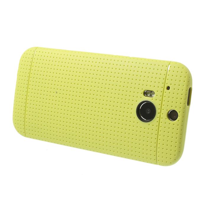 UTGATT4 - Dot Case FlexiSkal till HTC One (M8) - Gul