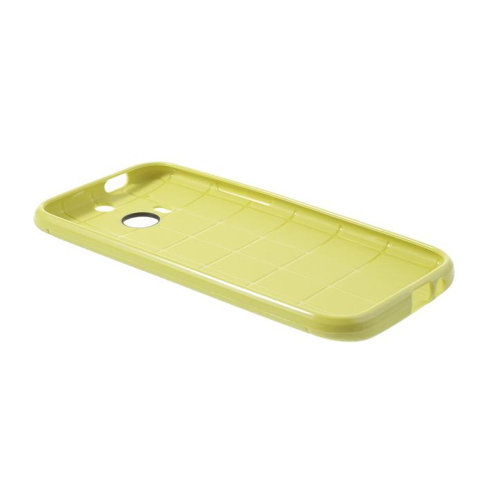UTGATT4 - Dot Case FlexiSkal till HTC One (M8) - Gul