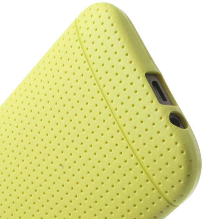 UTGATT4 - Dot Case FlexiSkal till HTC One (M8) - Gul