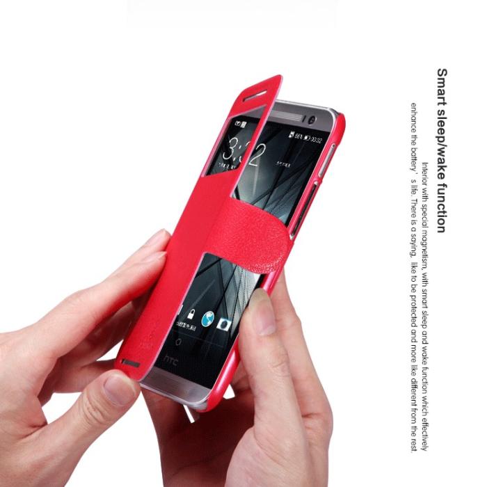 UTGATT4 - Nillkin Fresh Series fodral till HTC One M8 - (Svart)