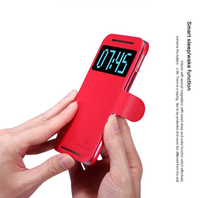 UTGATT4 - Nillkin Fresh Series fodral till HTC One M8 - (Svart)